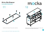 Предварительный просмотр 7 страницы Mocka Kirra Six Drawer Assembly Instructions Manual