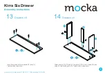 Предварительный просмотр 8 страницы Mocka Kirra Six Drawer Assembly Instructions Manual