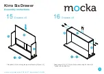 Предварительный просмотр 9 страницы Mocka Kirra Six Drawer Assembly Instructions Manual