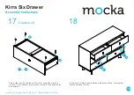 Предварительный просмотр 10 страницы Mocka Kirra Six Drawer Assembly Instructions Manual