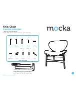 Предварительный просмотр 1 страницы Mocka Kris Chair Assembly Instructions