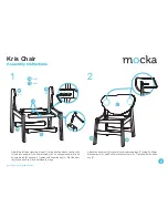 Предварительный просмотр 2 страницы Mocka Kris Chair Assembly Instructions