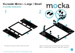 Предварительный просмотр 2 страницы Mocka Kuranda Mirror - Large Assembly Instructions