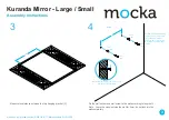 Предварительный просмотр 3 страницы Mocka Kuranda Mirror - Large Assembly Instructions