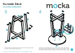 Предварительный просмотр 3 страницы Mocka Kuranda Stool Assembly Instructions