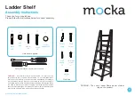 Mocka Ladder Shelf Assembly Instructions Manual предпросмотр