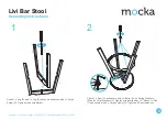 Предварительный просмотр 2 страницы Mocka Livi Bar Stool Assembly Instructions