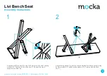 Предварительный просмотр 2 страницы Mocka Livi Bench Seat Assembly Instructions