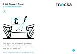 Предварительный просмотр 3 страницы Mocka Livi Bench Seat Assembly Instructions