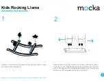 Предварительный просмотр 2 страницы Mocka Llama Assembly Instructions