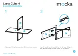 Предварительный просмотр 2 страницы Mocka Luna Cube 4 Assembly Instructions