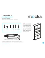 Mocka Luna Cube 8 Assembly Instructions предпросмотр