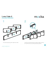 Предварительный просмотр 2 страницы Mocka Luna Cube 8 Assembly Instructions