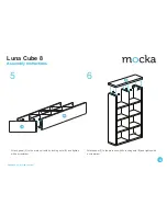 Предварительный просмотр 4 страницы Mocka Luna Cube 8 Assembly Instructions