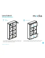 Предварительный просмотр 5 страницы Mocka Luna Cube 8 Assembly Instructions