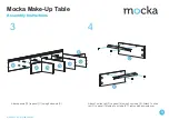 Предварительный просмотр 3 страницы Mocka Make-Up Table Assembly Instructions Manual