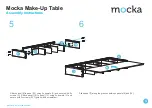 Предварительный просмотр 4 страницы Mocka Make-Up Table Assembly Instructions Manual