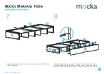 Предварительный просмотр 5 страницы Mocka Make-Up Table Assembly Instructions Manual