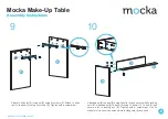 Предварительный просмотр 6 страницы Mocka Make-Up Table Assembly Instructions Manual