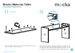 Предварительный просмотр 7 страницы Mocka Make-Up Table Assembly Instructions Manual