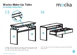 Предварительный просмотр 8 страницы Mocka Make-Up Table Assembly Instructions Manual