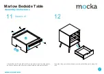 Предварительный просмотр 7 страницы Mocka Marlow Bedside Table Assembly Instructions Manual