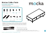 Mocka Marlow Coffee Table Assembly Instructions Manual предпросмотр