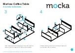 Предварительный просмотр 3 страницы Mocka Marlow Coffee Table Assembly Instructions Manual