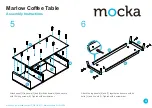 Предварительный просмотр 4 страницы Mocka Marlow Coffee Table Assembly Instructions Manual