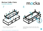 Предварительный просмотр 5 страницы Mocka Marlow Coffee Table Assembly Instructions Manual