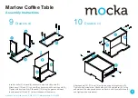 Предварительный просмотр 6 страницы Mocka Marlow Coffee Table Assembly Instructions Manual