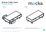 Предварительный просмотр 7 страницы Mocka Marlow Coffee Table Assembly Instructions Manual