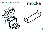 Preview for 2 page of Mocka Marlow Console Table Assembly Instructions Manual