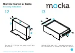 Preview for 8 page of Mocka Marlow Console Table Assembly Instructions Manual