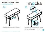 Preview for 9 page of Mocka Marlow Console Table Assembly Instructions Manual