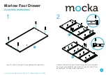 Предварительный просмотр 2 страницы Mocka Marlow Four Drawer Assembly Instructions Manual