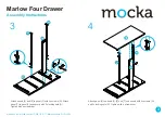 Предварительный просмотр 3 страницы Mocka Marlow Four Drawer Assembly Instructions Manual