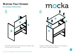 Предварительный просмотр 4 страницы Mocka Marlow Four Drawer Assembly Instructions Manual