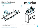 Предварительный просмотр 5 страницы Mocka Marlow Four Drawer Assembly Instructions Manual