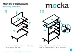 Предварительный просмотр 6 страницы Mocka Marlow Four Drawer Assembly Instructions Manual