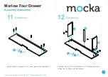 Предварительный просмотр 7 страницы Mocka Marlow Four Drawer Assembly Instructions Manual