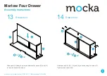 Предварительный просмотр 8 страницы Mocka Marlow Four Drawer Assembly Instructions Manual