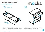 Предварительный просмотр 9 страницы Mocka Marlow Four Drawer Assembly Instructions Manual