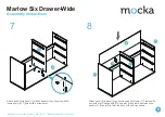 Предварительный просмотр 5 страницы Mocka Marlow Six Drawer-Wide Assembly Instructions Manual