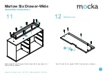 Предварительный просмотр 7 страницы Mocka Marlow Six Drawer-Wide Assembly Instructions Manual