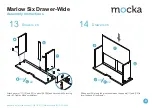 Предварительный просмотр 8 страницы Mocka Marlow Six Drawer-Wide Assembly Instructions Manual