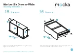 Предварительный просмотр 9 страницы Mocka Marlow Six Drawer-Wide Assembly Instructions Manual