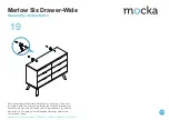 Предварительный просмотр 11 страницы Mocka Marlow Six Drawer-Wide Assembly Instructions Manual