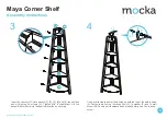 Preview for 3 page of Mocka Maya Corner Shelf Assembly Instructions