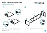 Preview for 3 page of Mocka Maya Entertainment Unit Assembly Instructions Manual